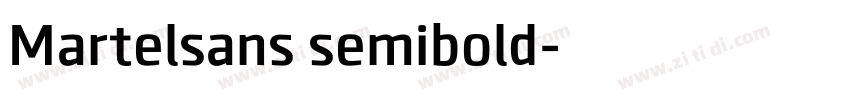 Martelsans semibold字体转换